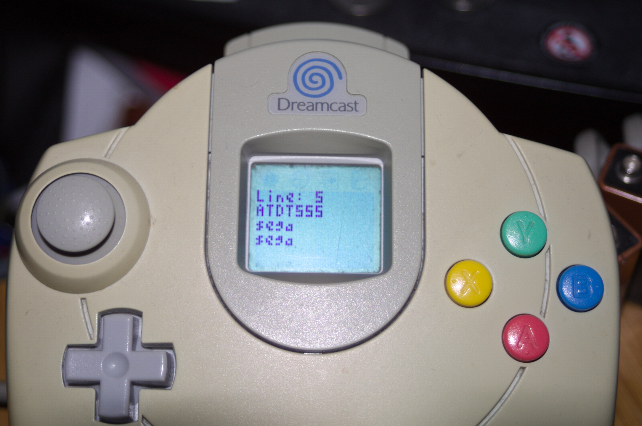 PPP connection debug information on a VMU